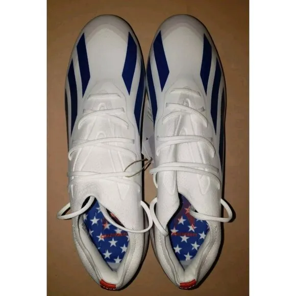Adidas X Crazyfast USA FG IG0664 White Soccer Cleats Men's 10.5 NWOB