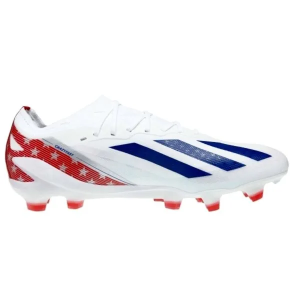 Adidas X Crazyfast USA FG IG0664 White Soccer Cleats Men's 10.5 NWOB