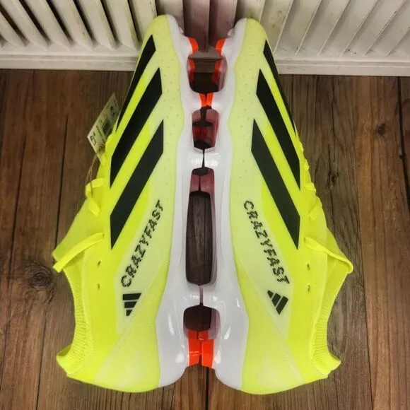 Adidas X Crazyfast League FG IG0605 Mens Size 12 Yellow Athletic Soccer Cleats