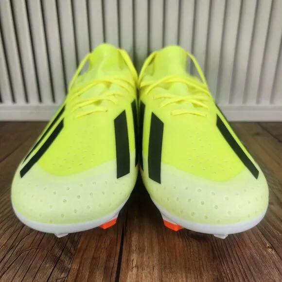 Adidas X Crazyfast League FG IG0605 Mens Size 12 Yellow Athletic Soccer Cleats