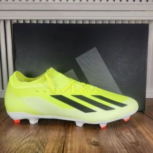Adidas X Crazyfast League FG IG0605 Mens Size 12 Yellow Athletic Soccer Cleats
