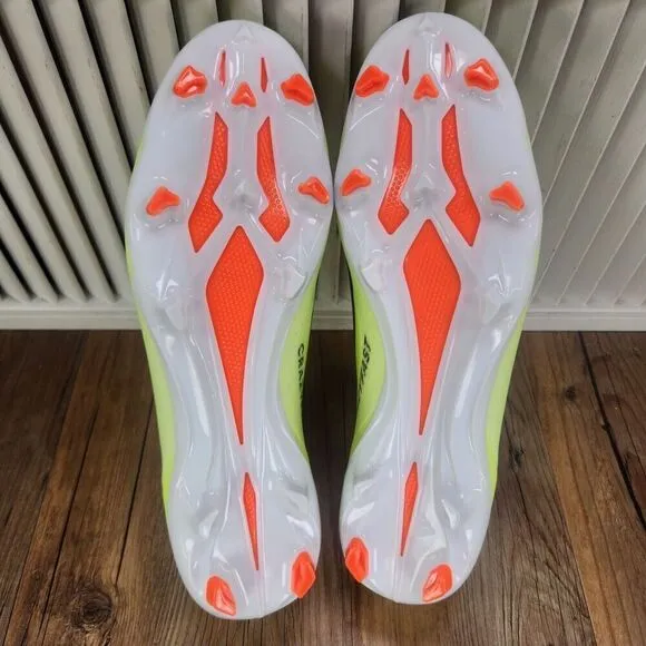 Adidas X Crazyfast League FG IG0605 Mens Size 12 Yellow Athletic Soccer Cleats