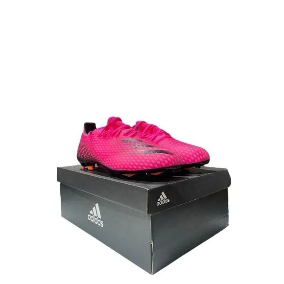 Adidas X Ghosted.3 FG Men’s Sz 10.5 Soccer Clear Pink Black Football Futbol Boot