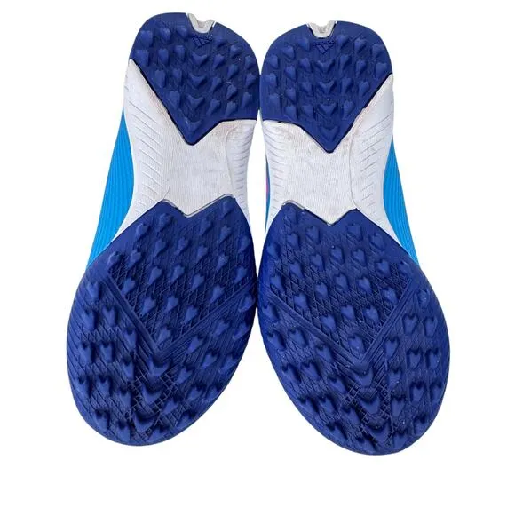 Adidas X Speedflow.3 Turf Football Shoes Youth Size 11 Blue Logo Low Top Lace Up