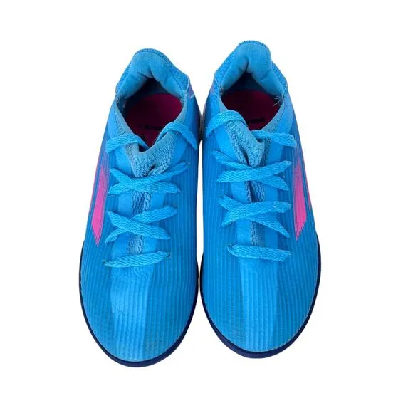 Adidas X Speedflow.3 Turf Football Shoes Youth Size 11 Blue Logo Low Top Lace Up