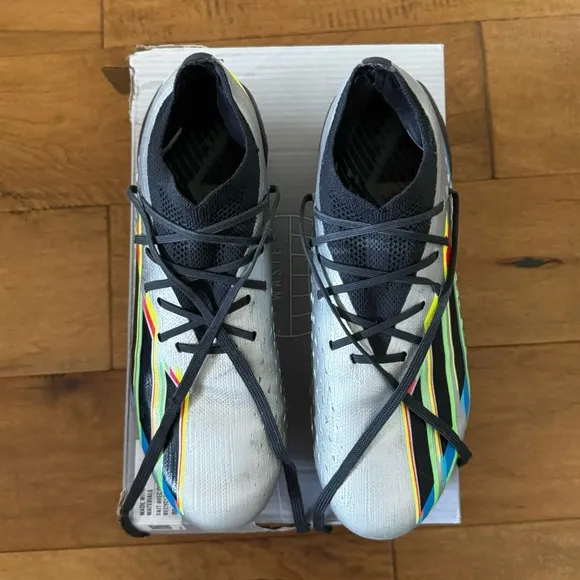 Adidas X SpeedPortal.1 FG Soccer / Futbol Firm Ground Cleats in Silver