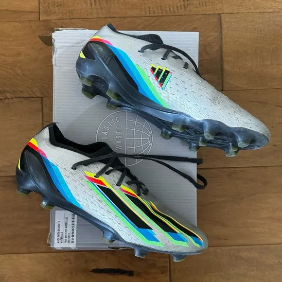 Adidas X SpeedPortal.1 FG Soccer / Futbol Firm Ground Cleats in Silver