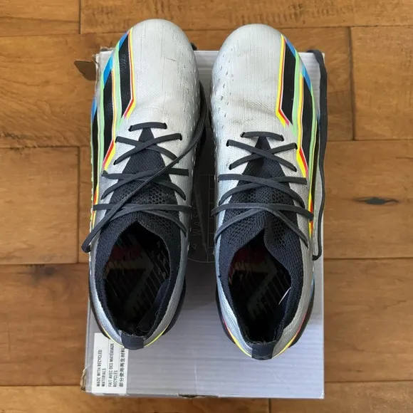Adidas X SpeedPortal.1 FG Soccer / Futbol Firm Ground Cleats in Silver