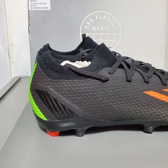 Adidas X Speedportal.3 FG Men's Sz 8.5 'Black Solar Red' GW8453 Soccer Cleats