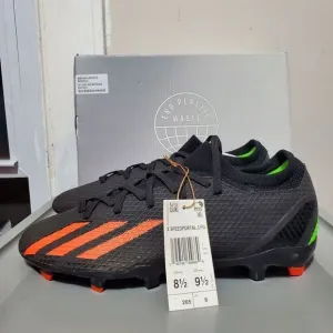 Adidas X Speedportal.3 FG Men's Sz 8.5 'Black Solar Red' GW8453 Soccer Cleats
