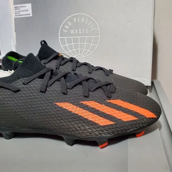 Adidas X Speedportal.3 FG Men's Sz 8.5 'Black Solar Red' GW8453 Soccer Cleats