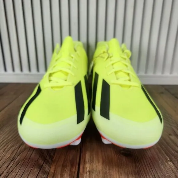 Adidas X Crazyfast Club FxG IG0618 Mens Size 11.5 Yellow Athletic Soccer Cleats