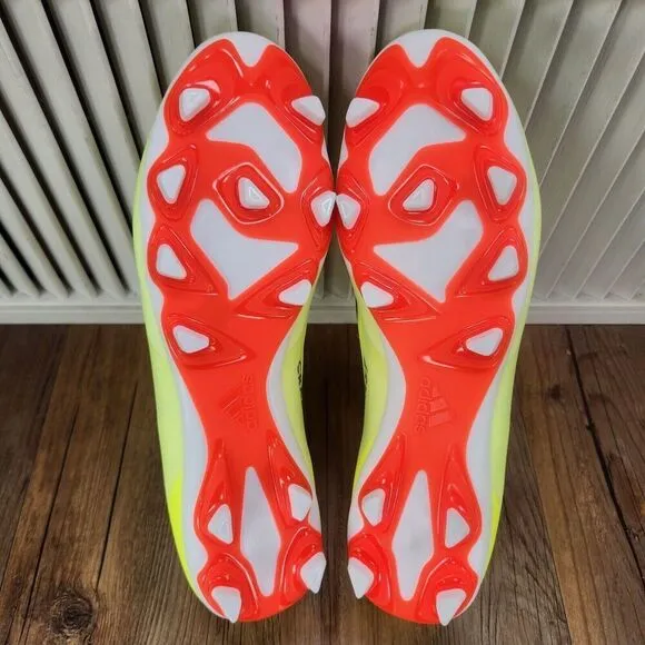 Adidas X Crazyfast Club FxG IG0618 Mens Size 11.5 Yellow Athletic Soccer Cleats