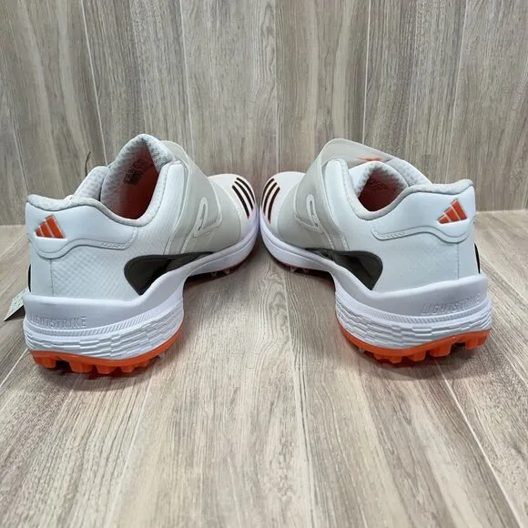 Adidas ZG23 BOA Golf Shoes Men’s Size 11.5 White Orange GY9716 Golf Cleats