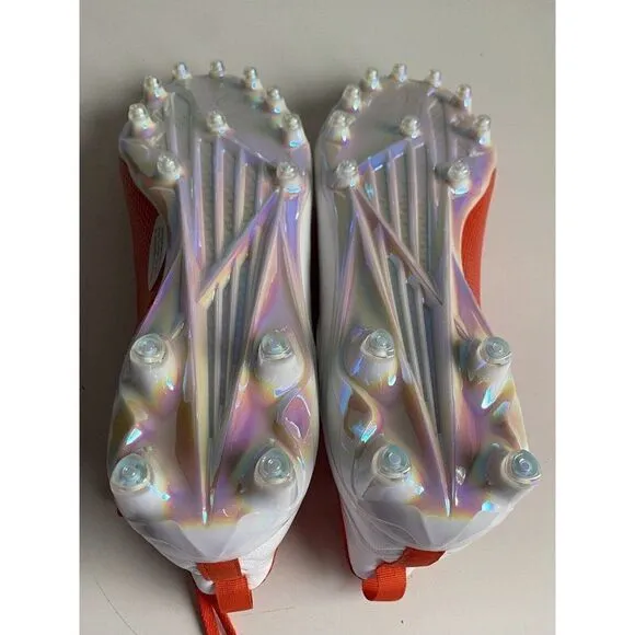 ADIDAS Adizero 21 Orange White Football Cleats Men's Size 13 GW2944