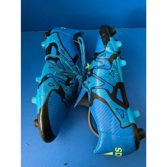 ADIDAS B32772 MENS BLUE FOOTBALL/SOCCER CLEATS SHOES SIZE US 10.5