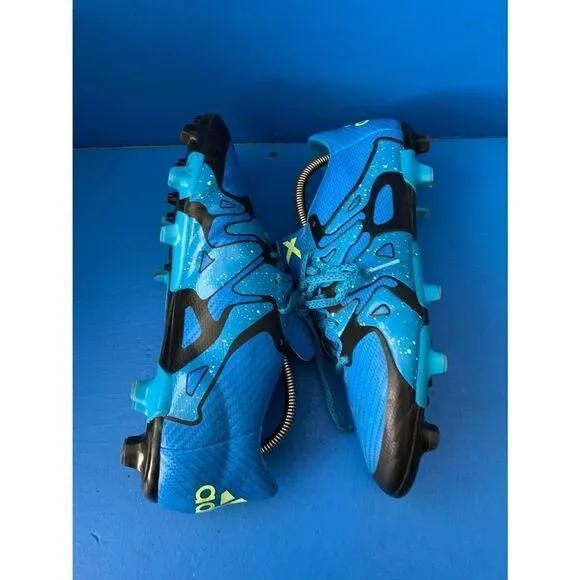 ADIDAS B32772 MENS BLUE FOOTBALL/SOCCER CLEATS SHOES SIZE US 10.5