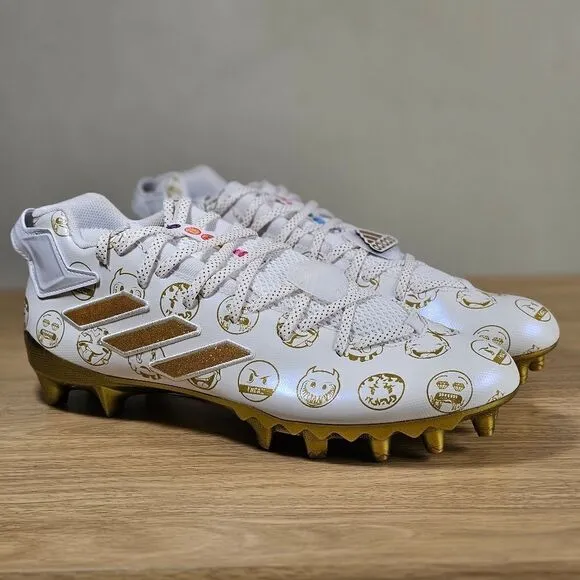 Adidas Freak 22 Big Mood Football Cleats Shoes Gold White Men's 13 GZ6900 New