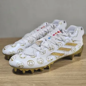 Adidas Freak 22 Big Mood Football Cleats Shoes Gold White Men's 13 GZ6900 New