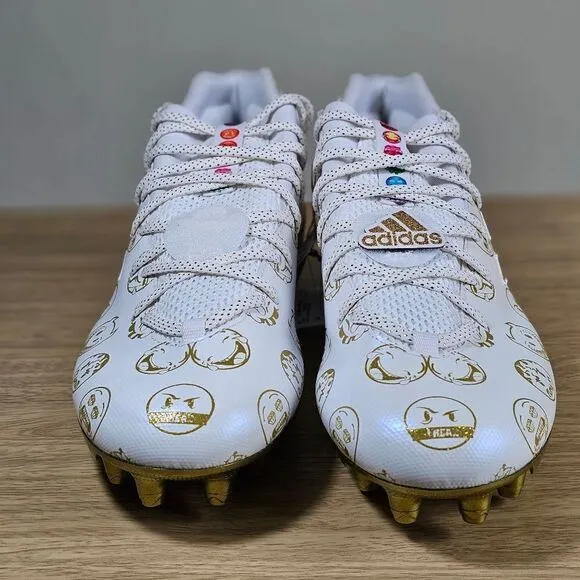 Adidas Freak 22 Big Mood Football Cleats Shoes Gold White Men's 13 GZ6900 New