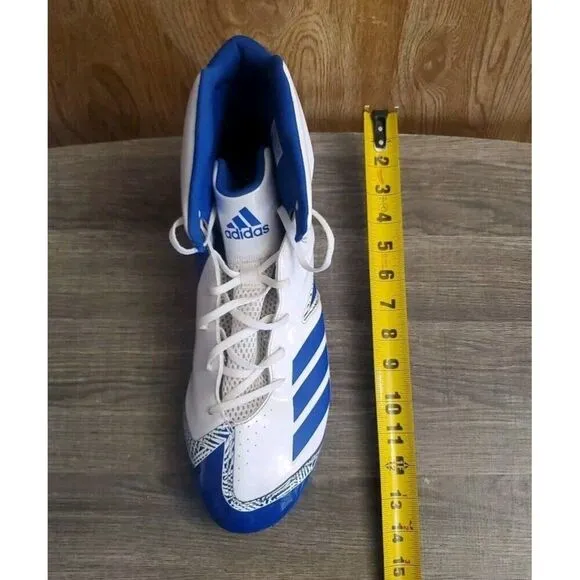 Adidas Freak X Carbon Football Cleats Blue White Men’s Size 17