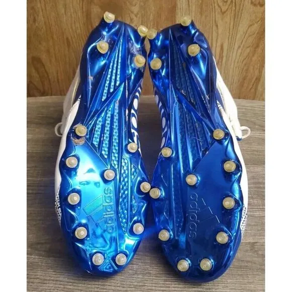 Adidas Freak X Carbon Football Cleats Blue White Men’s Size 17
