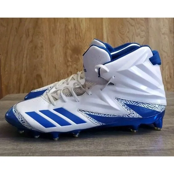 Adidas Freak X Carbon Football Cleats Blue White Men’s Size 17