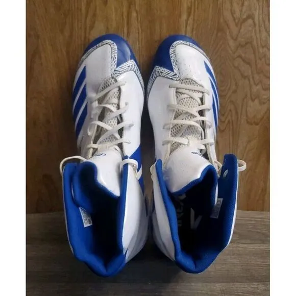 Adidas Freak X Carbon Football Cleats Blue White Men’s Size 17