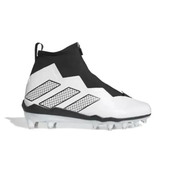 Adidas Nasty 2.0 GV8306 Football Cleats Men's Black White Zip Up Shoes NR8264