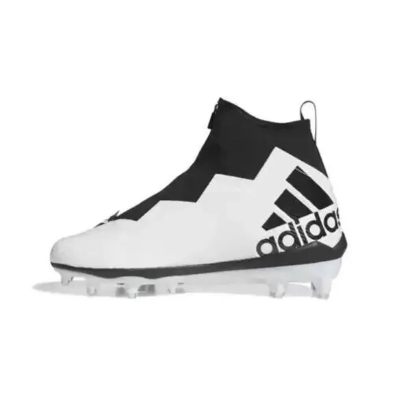 Adidas Nasty 2.0 GV8306 Football Cleats Men's Black White Zip Up Shoes NR8264