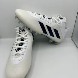 ADIDAS SM FREAK MID FOOTBALL CLEATS SIZE 13 WHITE NAVY BLUE FX1310