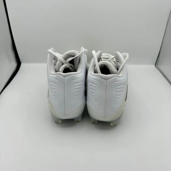 ADIDAS SM FREAK MID FOOTBALL CLEATS SIZE 13 WHITE NAVY BLUE FX1310