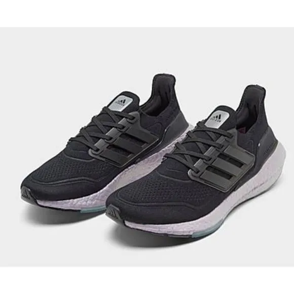 Adidas UltraBoost 21 Women's Shoes FY0405 Core Black/Blue Oxide SZ 5