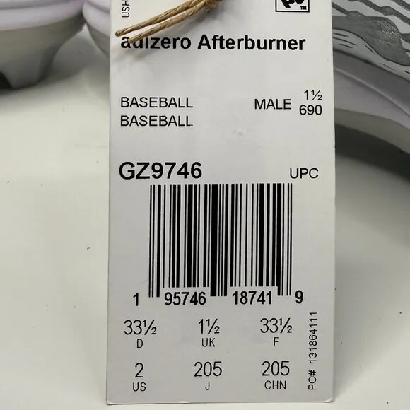 Adizero Afterburner Baseball Cleats