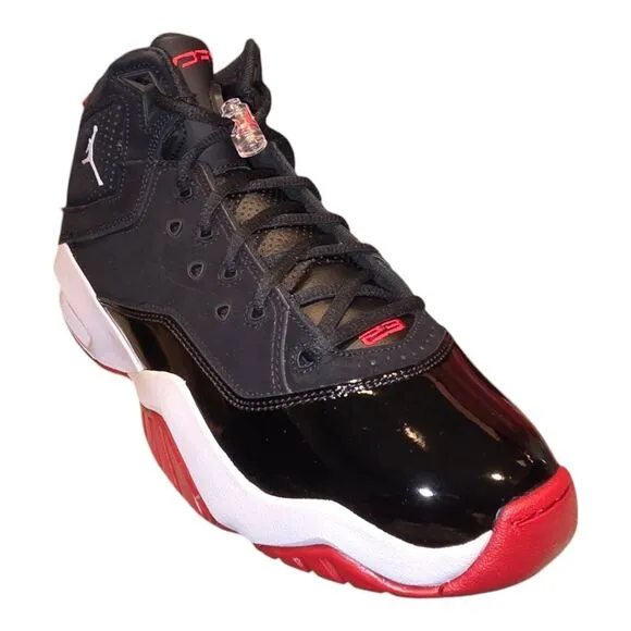 Air Jordan B'Loyal Basketball black white patent leather 315317 026 Men's Size's