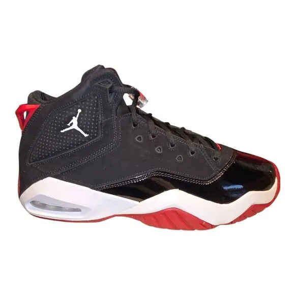 Air Jordan B'Loyal Basketball black white patent leather 315317 026 Men's Size's