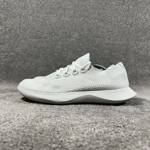 ALLBIRDS Tree Dasher TD White Knit Athletic Running Shoes Sneakers Mens Size 13
