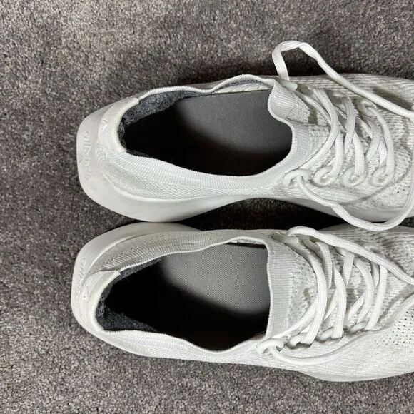 ALLBIRDS Tree Dasher TD White Knit Athletic Running Shoes Sneakers Mens Size 13