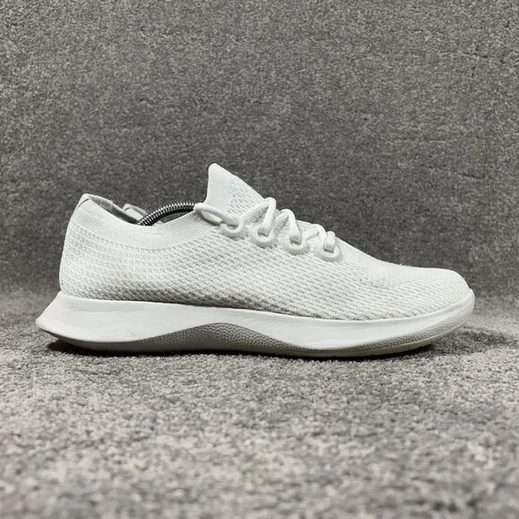ALLBIRDS Tree Dasher TD White Knit Athletic Running Shoes Sneakers Mens Size 13