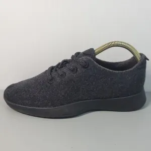 Allbirds Wool Runner Low Top Lace Up Sneakers Charcoal Shoes Women's 8 PO 0144