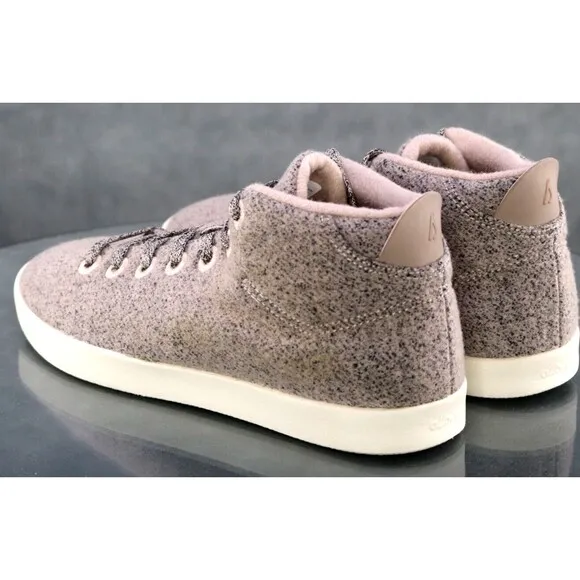 Allbirds WPM Wool Piper $135 Men's Mid High Top Sneakers Shoes Size 9 Wool Gray