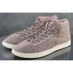 Allbirds WPM Wool Piper $135 Men's Mid High Top Sneakers Shoes Size 9 Wool Gray
