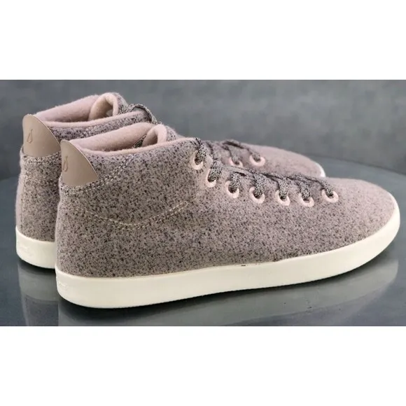 Allbirds WPM Wool Piper $135 Men's Mid High Top Sneakers Shoes Size 9 Wool Gray
