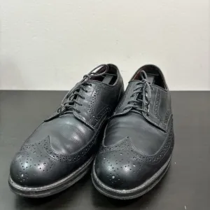 Allen Edmonds Men's 10.5 E Road Warriors Black Wingtip Derby Oxford Shoes (3350)