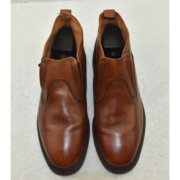 Allen Edmonds Mens Comfort Orthotics Brown Leather Chukka Boots Shoes Size 8.5