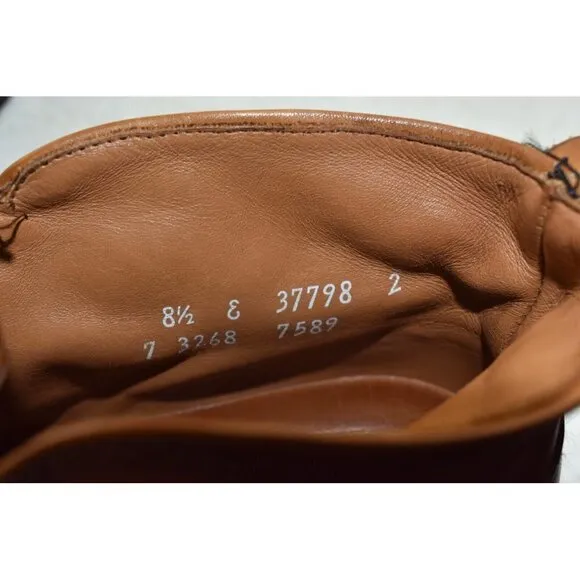Allen Edmonds Mens Comfort Orthotics Brown Leather Chukka Boots Shoes Size 8.5