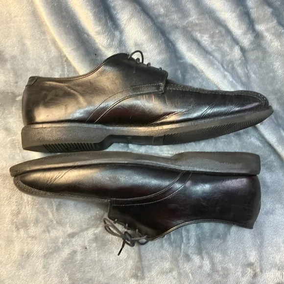 Allen Edmonds Road Warriors Leather Dress Shoes Black Mens 14 D