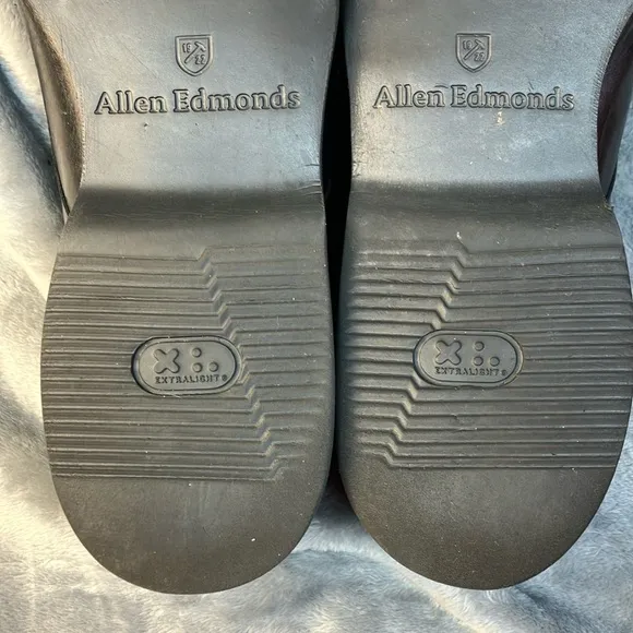 Allen Edmonds Road Warriors Leather Dress Shoes Black Mens 14 D