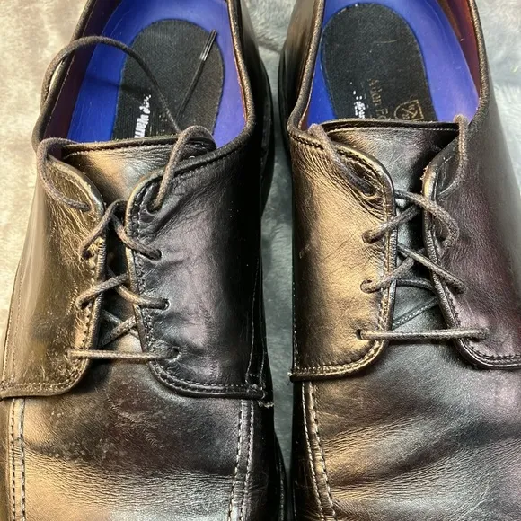 Allen Edmonds Road Warriors Leather Dress Shoes Black Mens 14 D