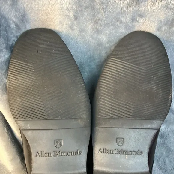 Allen Edmonds Road Warriors Leather Dress Shoes Black Mens 14 D